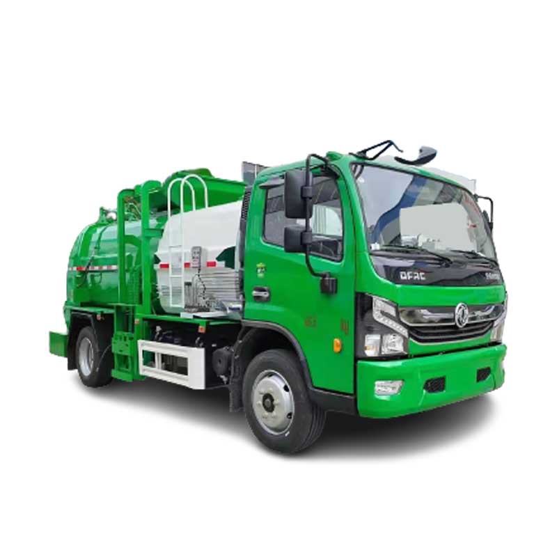 شاحنة نقل القمامة الكهربائية لجمع القمامة في المناطق الحضرية