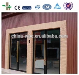 eco-wood plastic decorative outdoor synthetic outdoor wpc wall panel