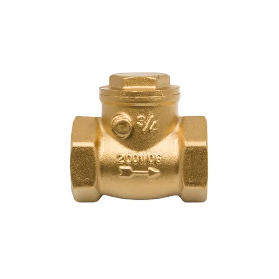 200WOG 3 inch brass swing check valve horizontal type brass water check valve