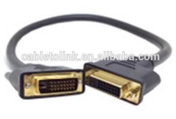 DVI24+1 Male to Male cable 25cm Black color factory