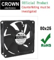 Crown 8025 Έκρηξη απόδειξη A3 DC Fan για τη μόδα