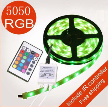 Fashionable Style 3528 / 5050 Smd Rgb Led Lighting With Remote Controller