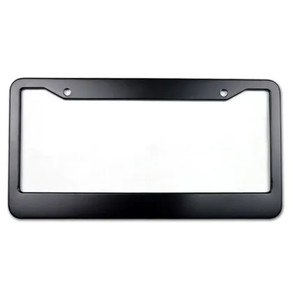 Auto Custom Aluminium Alloy Tinted Purple License Plate Frame