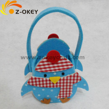 latest style Penguin shape felt basket decoration