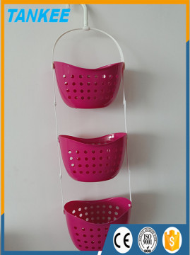 3Layers Plastic Bathroom Basket, Kitchen hanging basket , Storage Basket