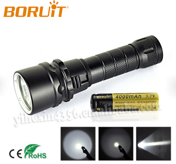 Diving Torch Light 1500 LM CREE XM-L T6 3-modes waterproof rechargeable flashlight S10
