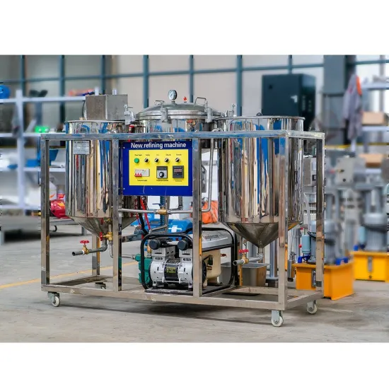 Cooking Parts Clean Oil Refineries Crude Canola Algae Oil Refinery Machine for Sale