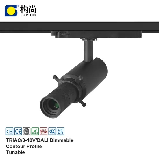 15W LED Track Spotlight: Dimmable and Multiple Shapes Patent Design
