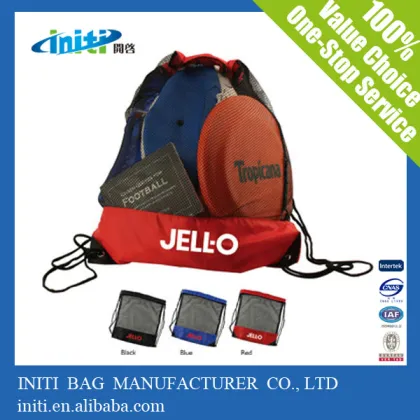 China supplier new products nylon bag with custom logo polyester slazenger backpack bag