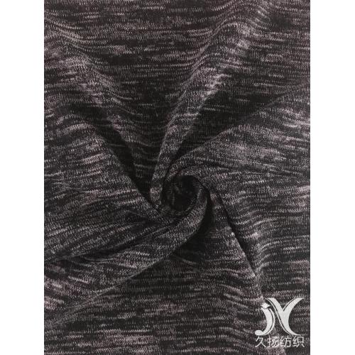 Pull en maille gris chiné