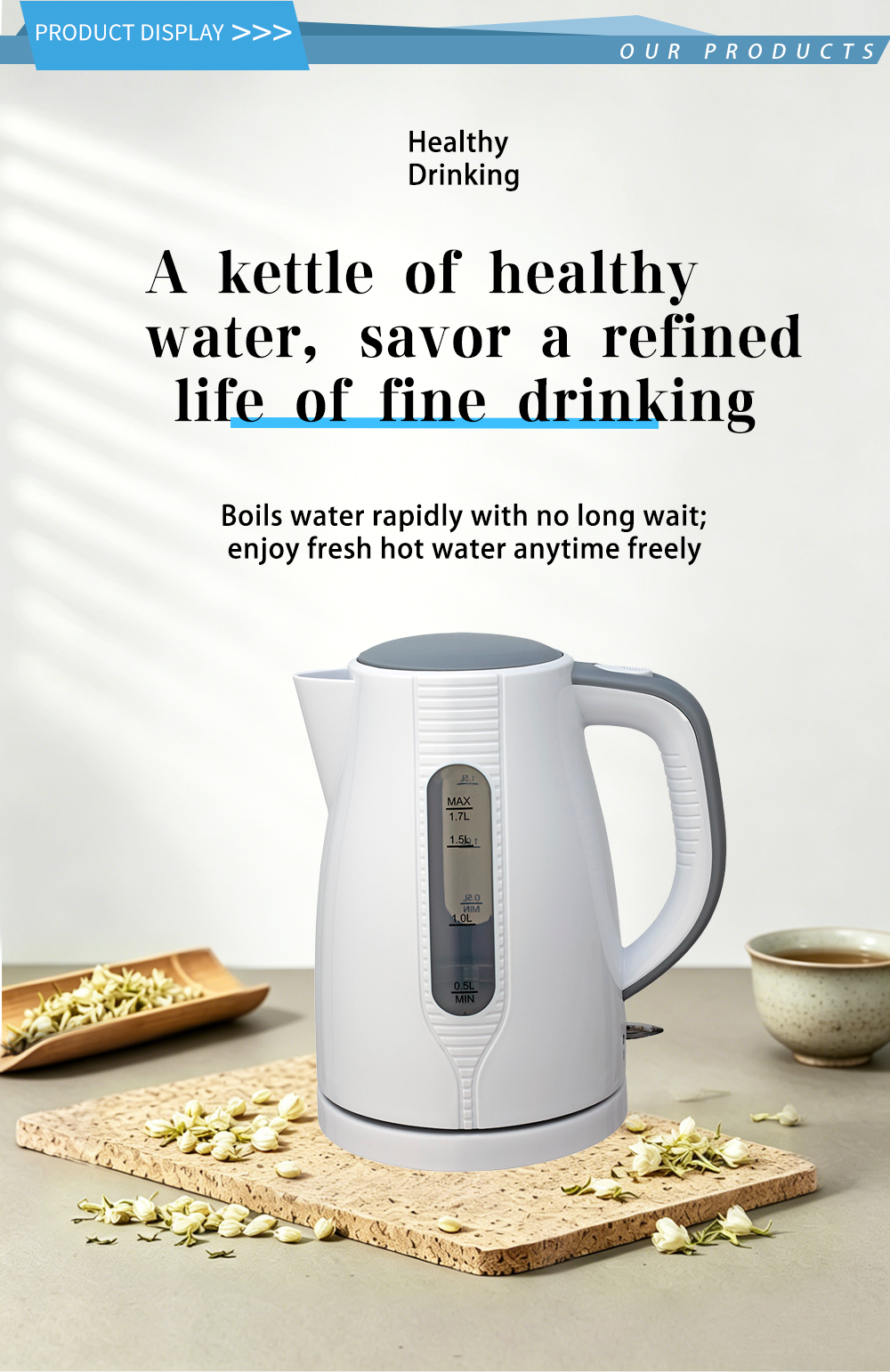 304 stainless steel kettle FK-1401 1