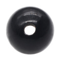 Black Onyx 18MM Round Beads Drilled Large Hole 5MM for Making Jewelry