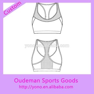 Polyester/cotton and OEM service sports yoga bra