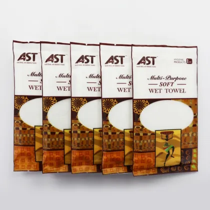 Moist Cotton Towelettes Individually White Towel