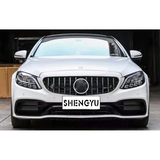 Body Kit for Benz C Class W205 15-19: Bumpers, Grille, and Rear Lip for C63 AMG Upgrade