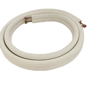 High Quality Pair of Coiled Air Conditioner AC Systems with PE Insulated Copper Pipes in Various Sizes: 1/4", 1/2", and 3/8" Copper Tubes