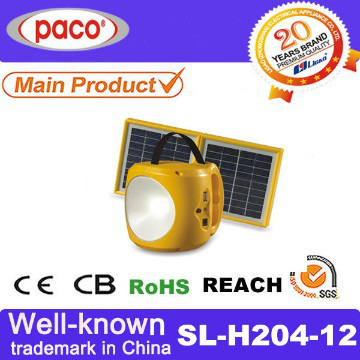 Portable LED solar lantern with mobile phone charger SL-H204-12