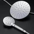 Chrome round ABS big rainfall shower head set