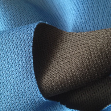lightweight super adhesive strength 2 layers birdeyes mesh glue bonding Fabric for soccer jersey