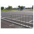 Temporary Galvanized Barriers Galvanized Construction Barricades Crowd Control Barriers Factory