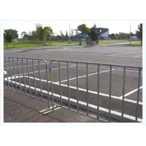 Galvanized Construction Barricades Crowd Control Barriers