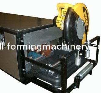 Half Round Gutter Roll Forming Machine For Run Copper , Aluminum Or Steel