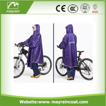 Polyester Bicycle Poncho for Outdoor and Workplace