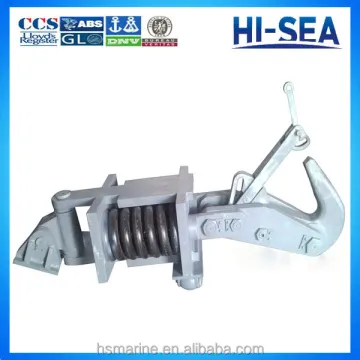Manual Release Marine Spring Towing Hook for Ship Towing