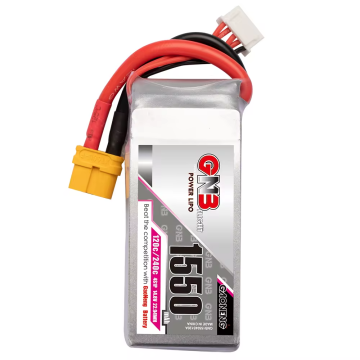 Gaoneng FPV Battery 4S 1550mAh 14.8V 120C 240C XT60 for RC FPV Drone Racing Lipo Battery