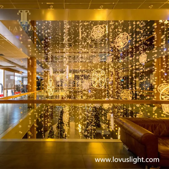 Shopping mall custom project decorative chandeliers Shopping mall hall custom popular creative chandeliers