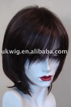 short hair wig,human hair wig,lady wig