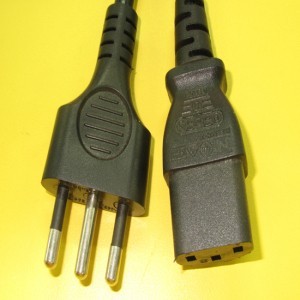 IMQ Diluluskan Dengan IEC C13 Italy Power Cord