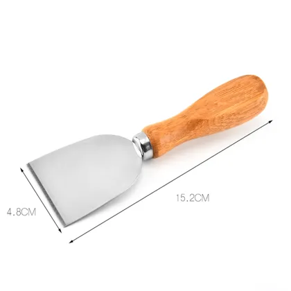 4 Pieces Cheese Tools Set With Bamboo Box