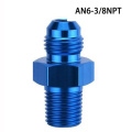 1/4npt a 6 y brote macho an6 accesorio recto