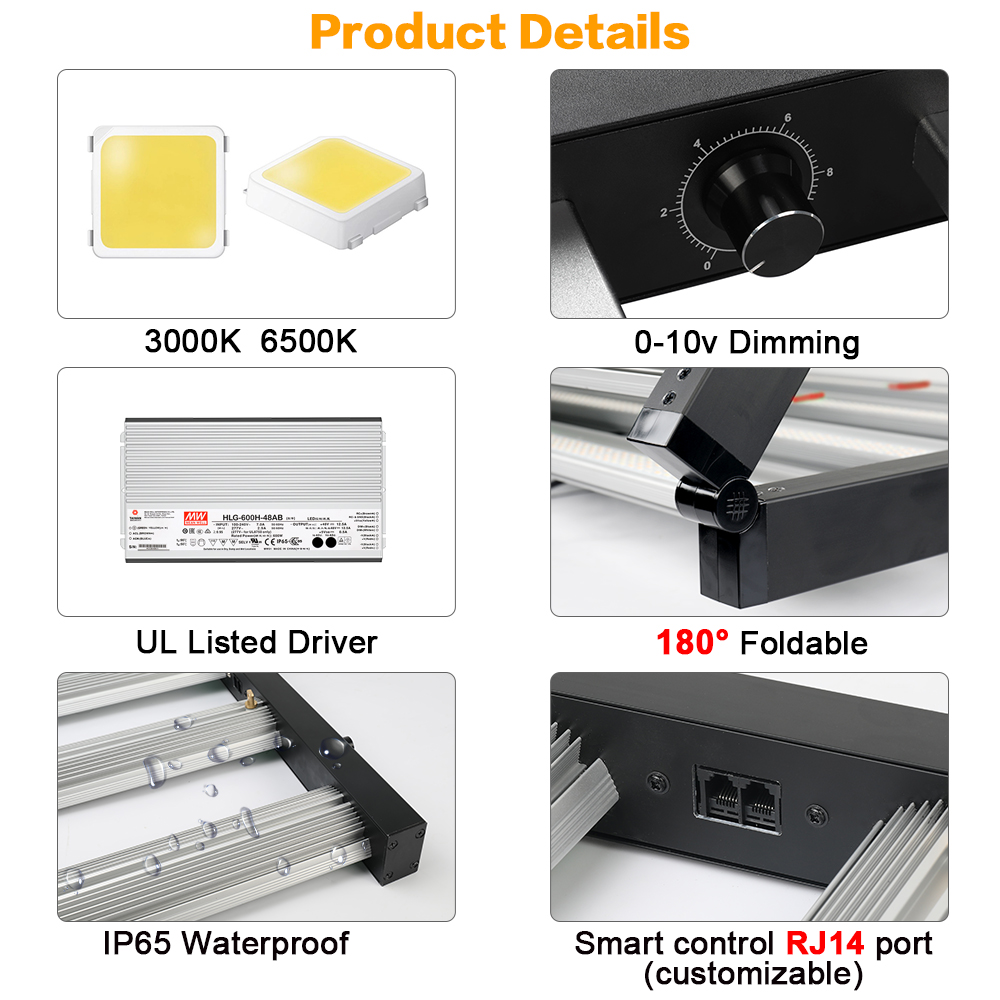 LED Full Spectrum Plant Lighting 1000W Grow Light