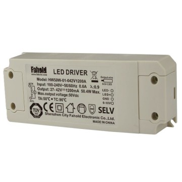 Controlador LED de atenuación libre de parpadeo 50W