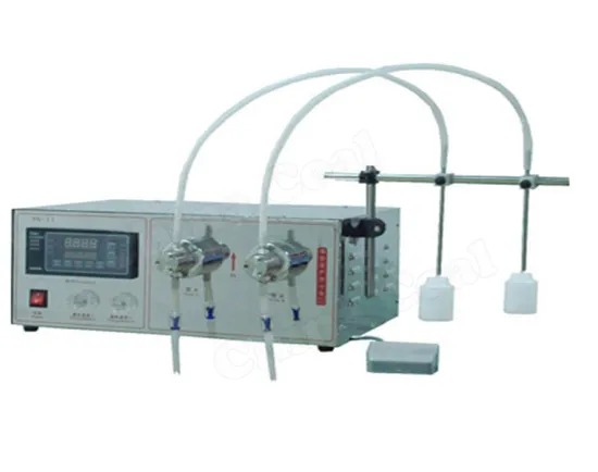 YG-2 Double Heads Digital Control Pump E Liquid Bottle Filling Machine