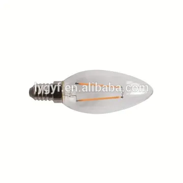 candle e14 2w filament led bulb