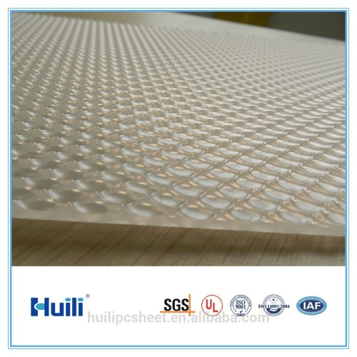 Huili Polycarbonate Prismatic Panel Used for roofing with 100% bayer raw material