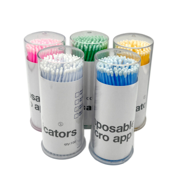 50 pcs Adhesive Oral Tool Cotton Applicator Microbrush Dental