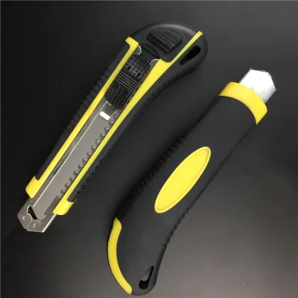 Cheap art utility knife box cutter knife 18mm