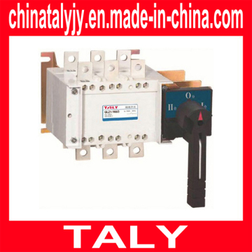 Hglz Side Manual Operation Double Throw Over Load-Break Changeover Switch 400A