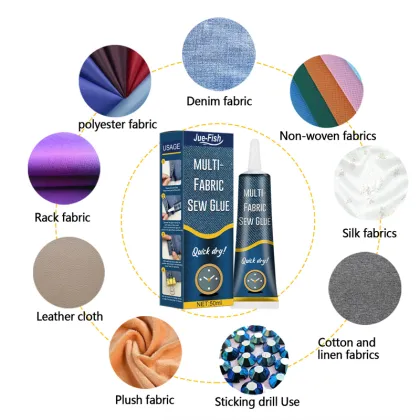 Jue Fish Multi-Fabric Sew Glue for Various Materials