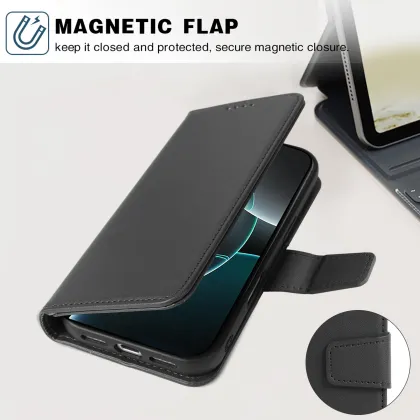 Detachable Flip Leather Phone Wallet Cover for Sharp Aquos