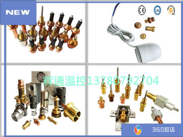 HVAC air diffuser actuator, thermal element
