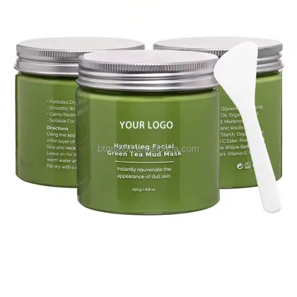 Private Label Green Tea Matcha Facial Mud Mask