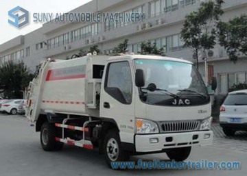 JAC 4*2 2000L 3000L mimi compactor garbage truck 2 axles