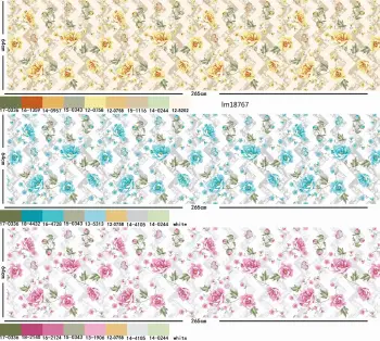 Colors Pigment Print Fabric With High Quality