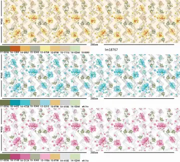 Colors Pigment Print Fabric With High Quality