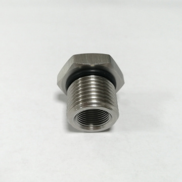 stainless steel oil filter thread adater connector